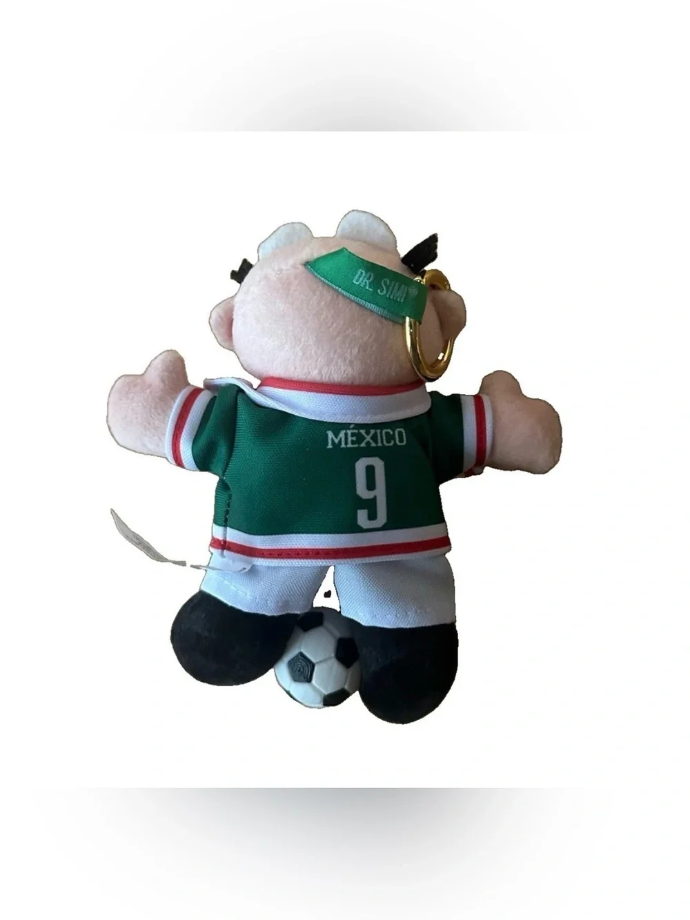 Simipop Dr. Simi Soccer Player Mini Plush Keychain Mexico 2026 OPENED but NEW